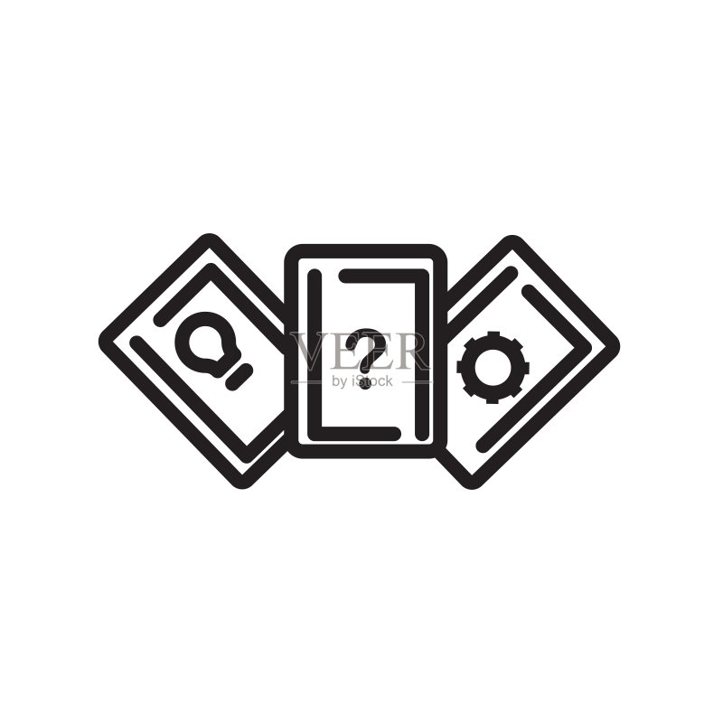 记忆棋盘游戏图标矢量标志和符号图标素材