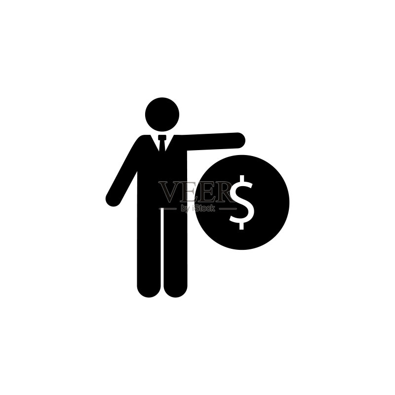 金钱、金融、商人图标图标素材
