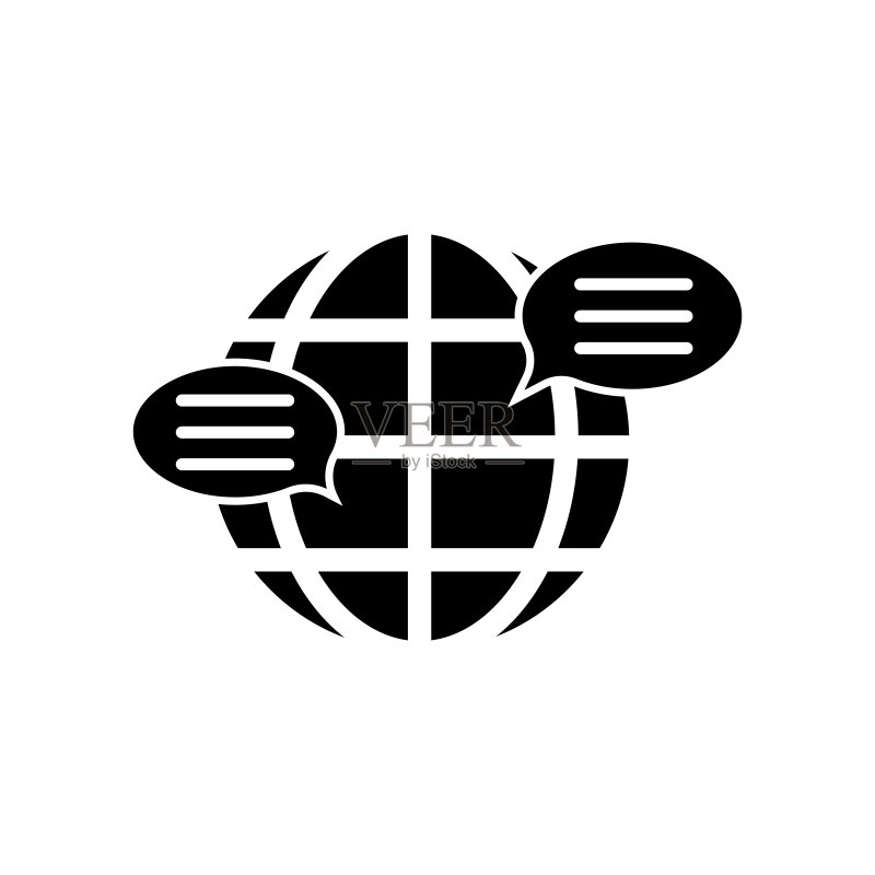 全球图标矢量标志和符号图标素材