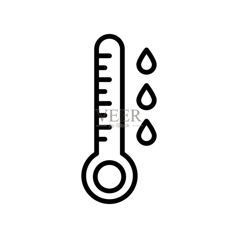 温度图标矢量符号图标素材