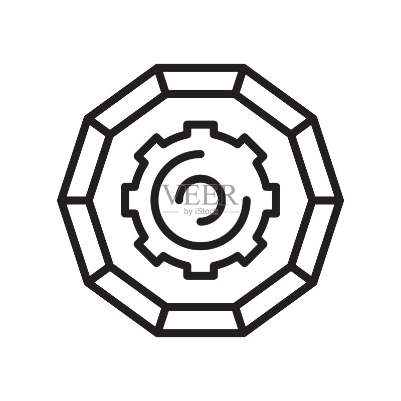 数据图标矢量符号,与白色背景隔离,数据logo概念图标素材