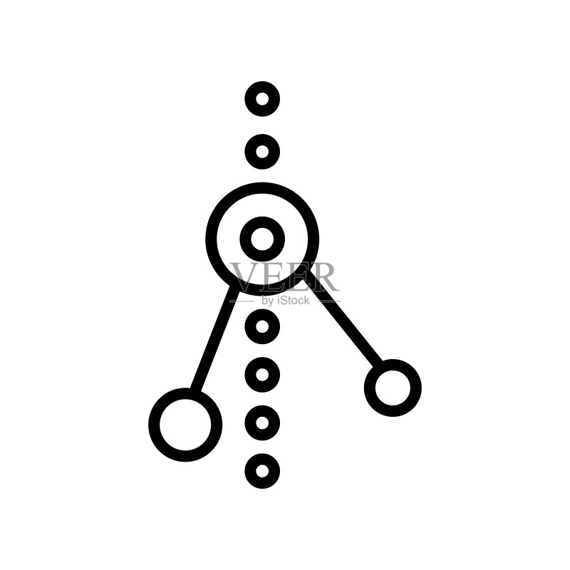 白色背景上的图表图标矢量符号和标志,图表logo概念图标素材