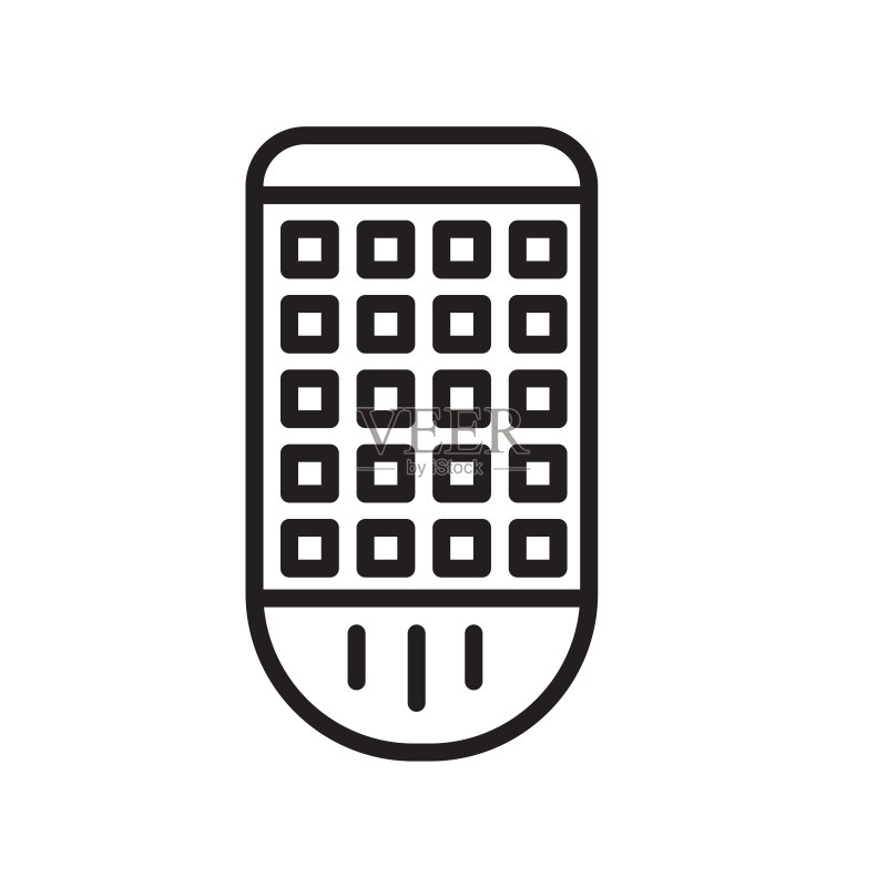遥控器矢量图标图标素材