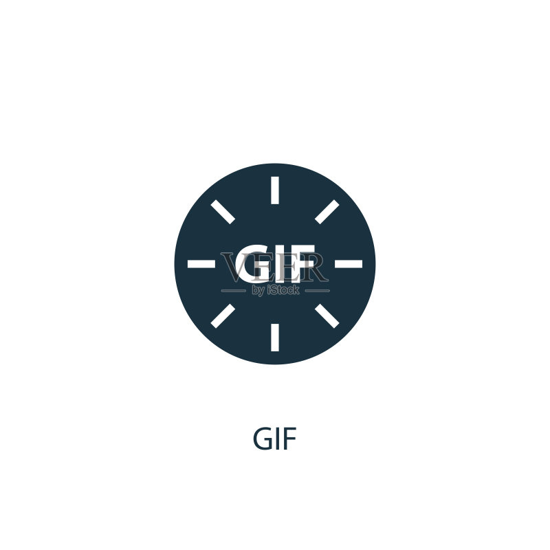 GIF图标,简单元素插图图标素材