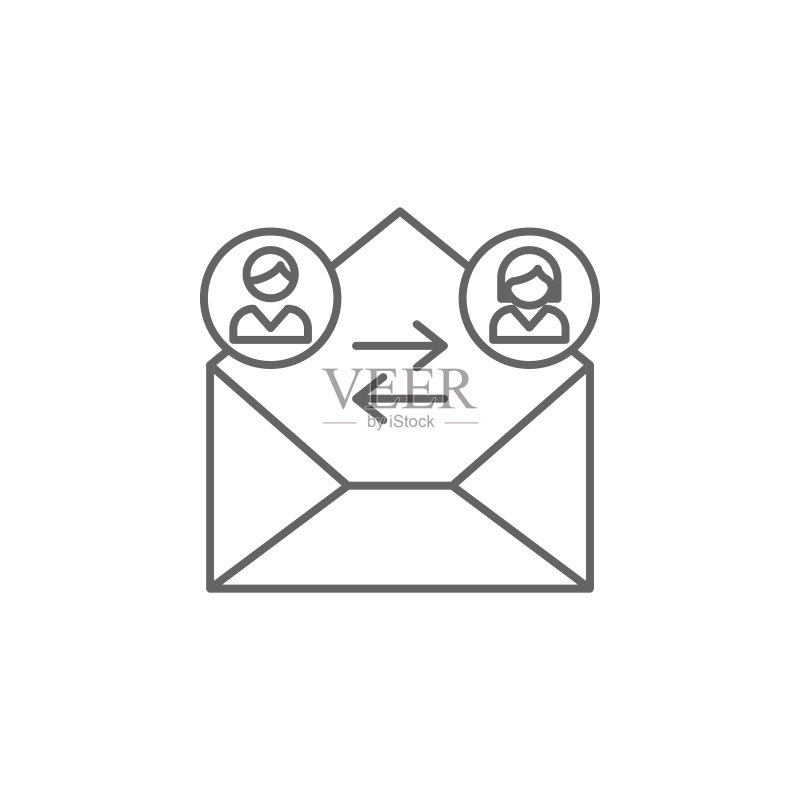 邮寄友情图标:用于网页、Logo、移动应用、UI、UX图标素材