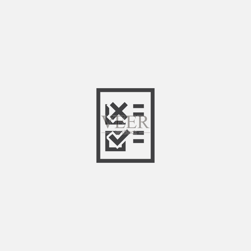测试基础图标,简单的标志图例,测试符号设计,可用于网页、印刷和移动设备图标素材