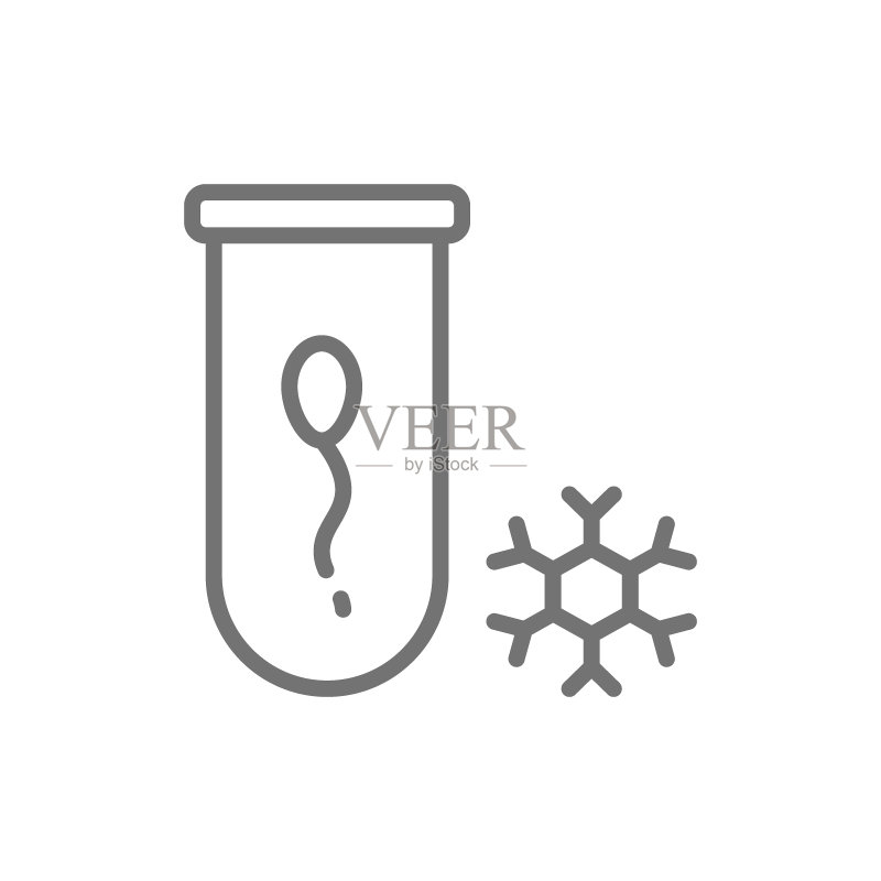 精子库冷冻精子图标图标素材