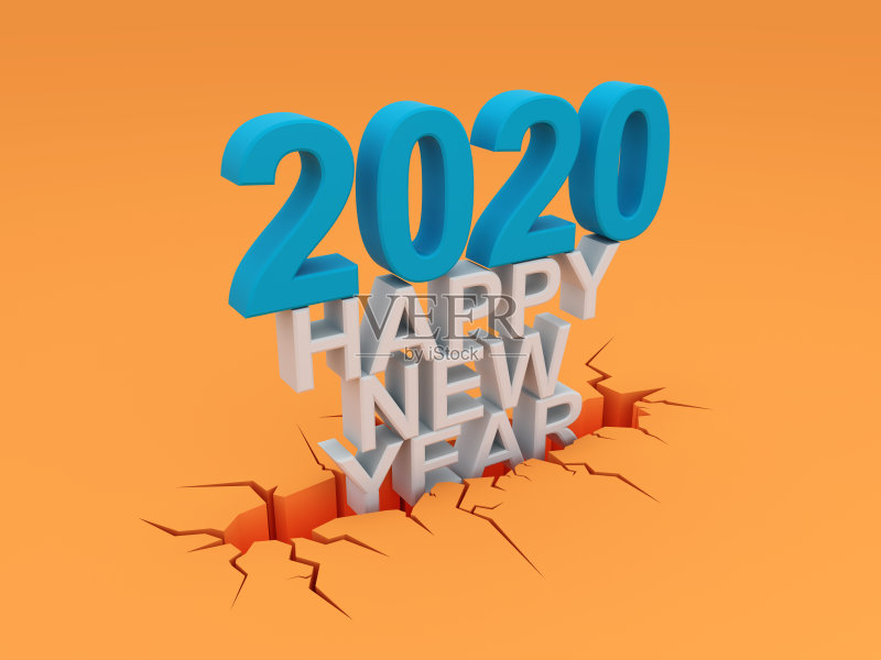 2020年新年概念正版图片素材