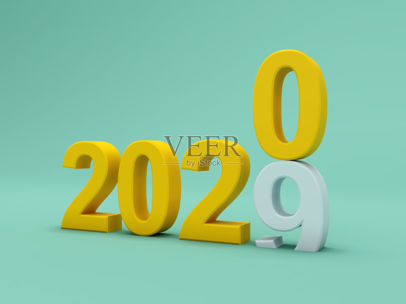 2020年新年概念正版图片素材