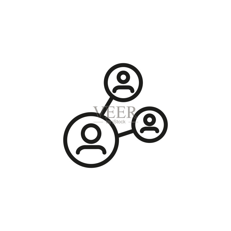 网络冲浪线条图标图标素材