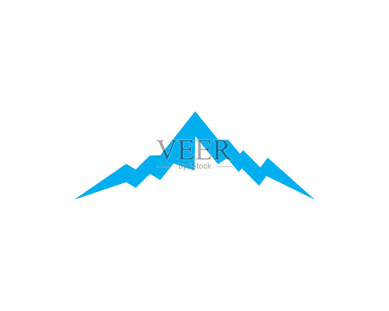 山矢量图标插图设计图标素材