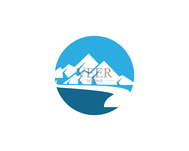 山矢量图标插图设计图标素材