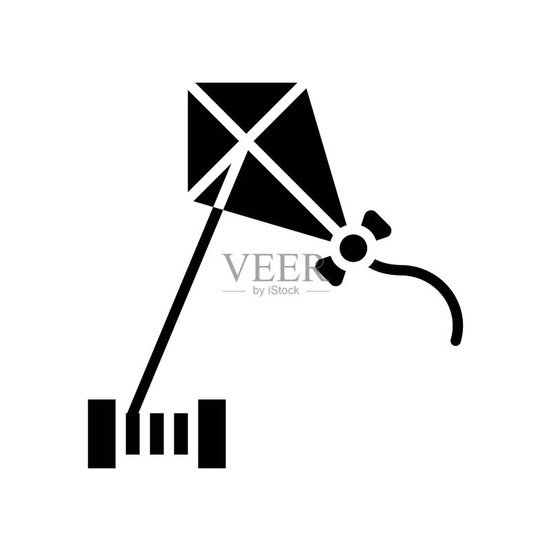 风筝矢量,夏季假日相关图标图标素材