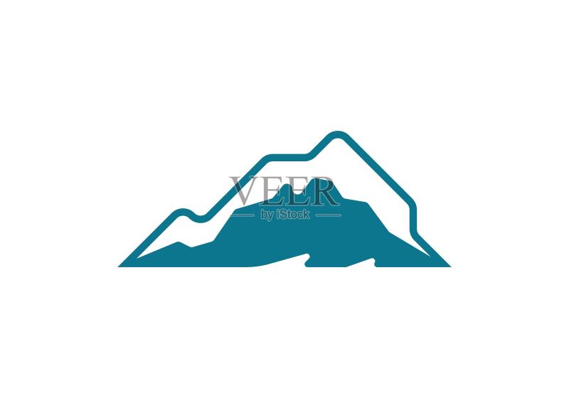 山峰图标商务模板图标素材