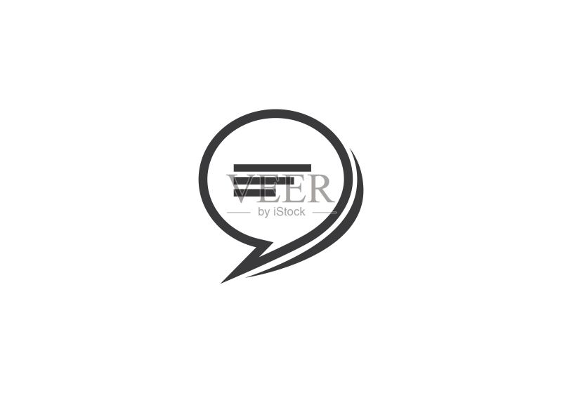 对话气泡图标模板图标素材