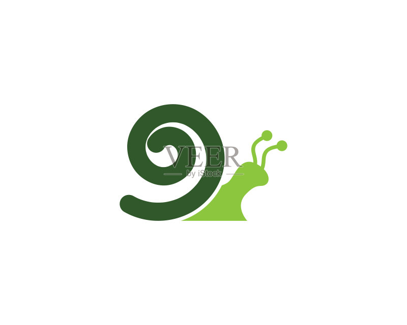 蜗牛矢量图标图标素材