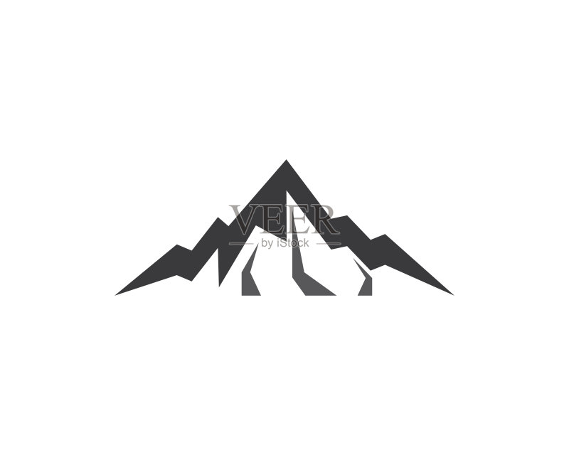 山矢量图标插图设计图标素材