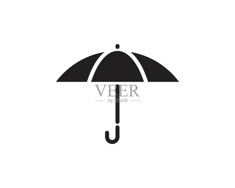 雨伞图标矢量设计图标素材