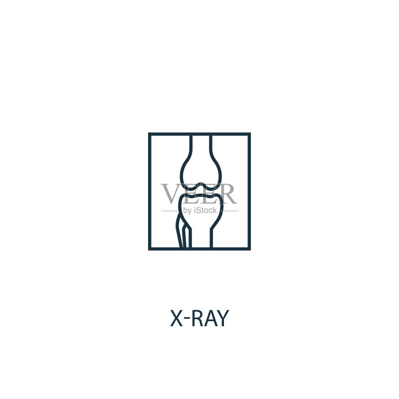 X光概念线性图标图标素材