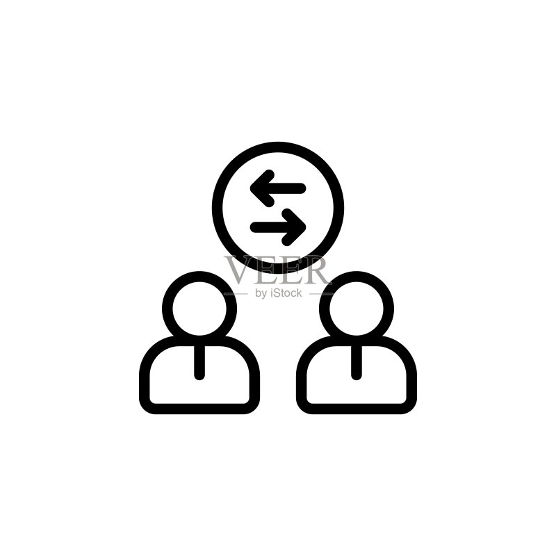 员工,工人图标。用于UI和UX、网站或移动应用程序的项目管理图标的简单细线、轮廓矢量。图标素材