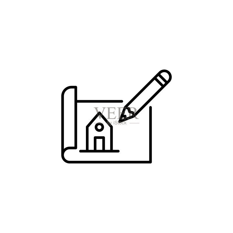 简笔画线条图标图标素材