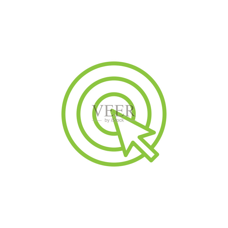 带指针图标的网站点击图标-不正当获取网站点击量图标素材