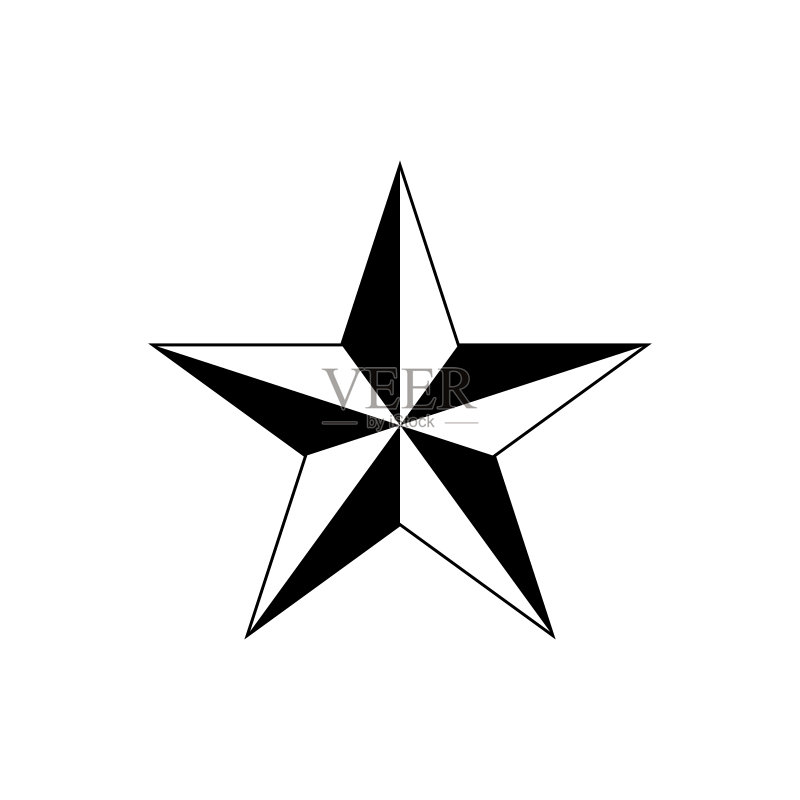 星星矢量图标,用于平面设计、Logo、网站、社交媒体、移动应用、UI图标素材