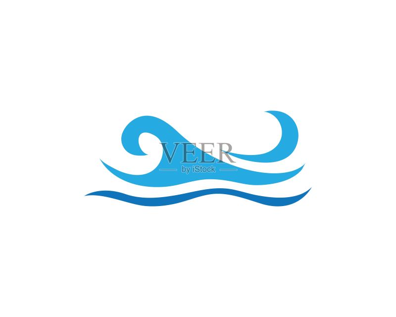 水波图标矢量图标素材