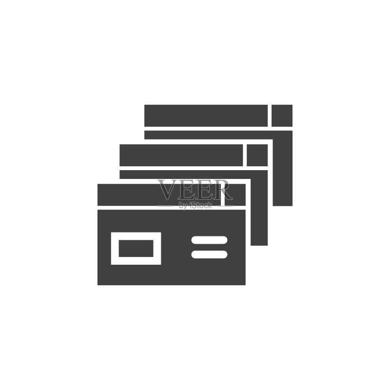 数据库、服务器、啤酒商矢量图标,用于移动概念和Web应用的数据元素,网站设计和开发的细线图标图标素材
