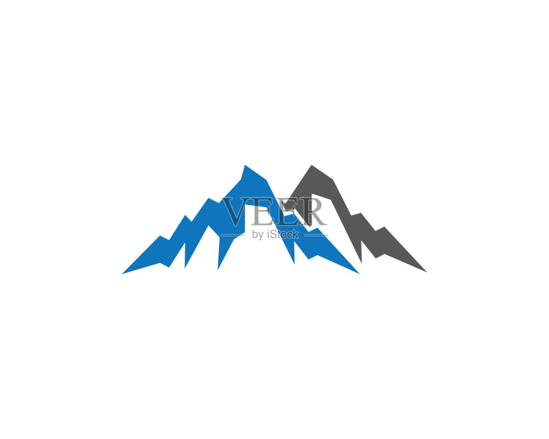 山矢量图标插图设计图标素材