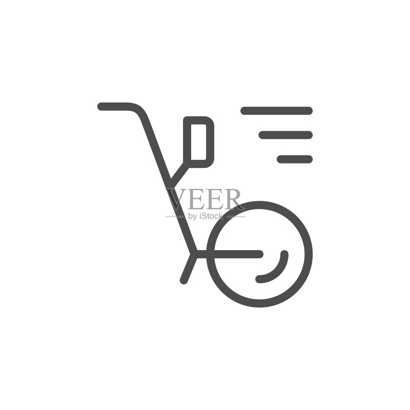 里程表线稿现代图标图标素材