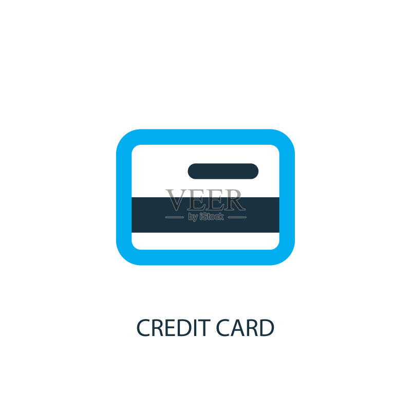 信用卡图标。Logo元素插图图标素材