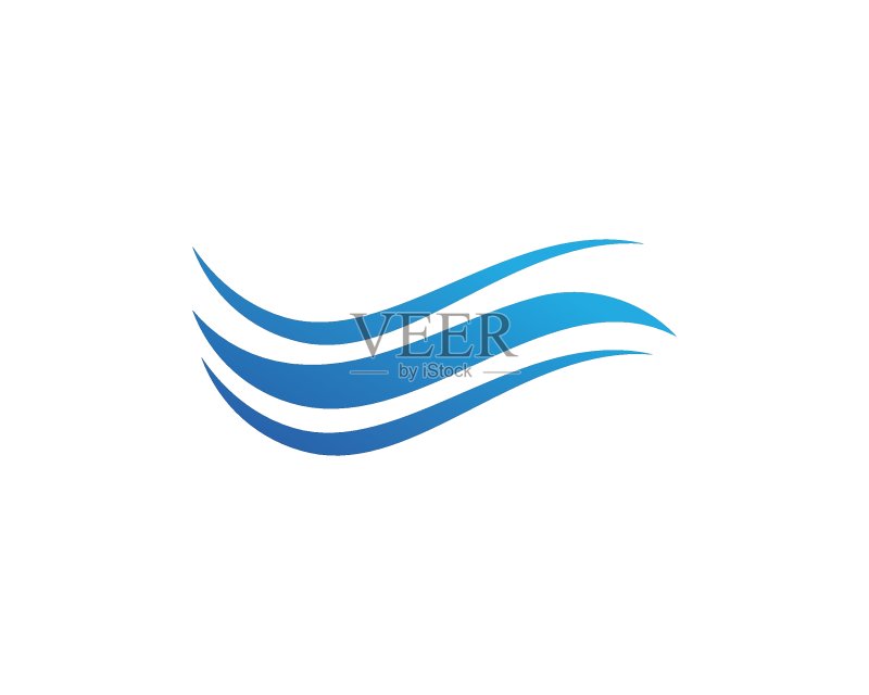 水波纹符号和图标模板图标素材