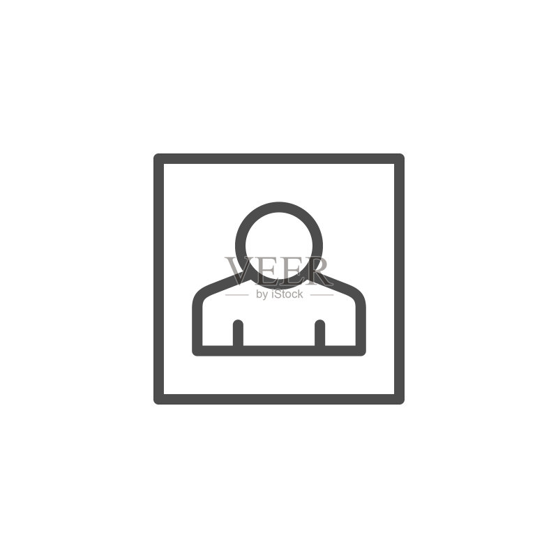 用户个人资料轮廓图标图标素材