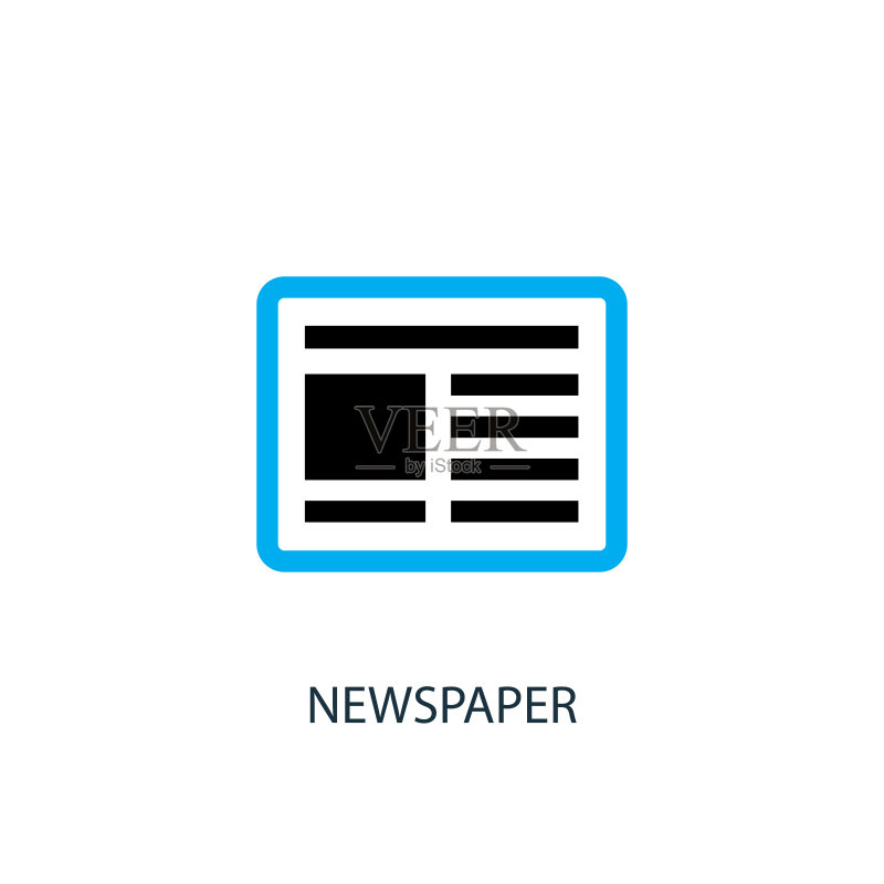报纸图标,Logo元素插图图标素材