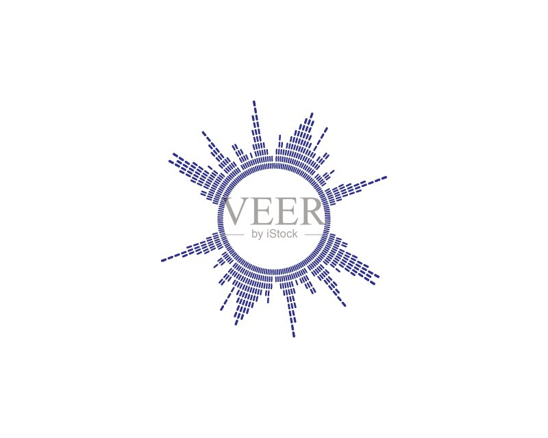 声波图示Logo矢量图标图标素材