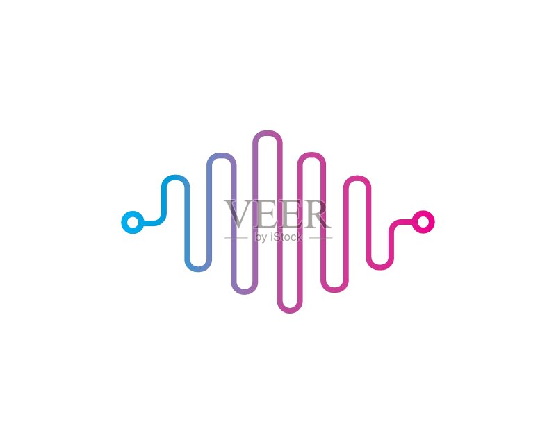 声波图示Logo矢量图标图标素材