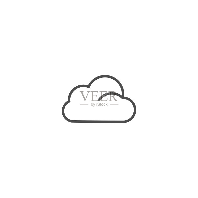 云朵天空图标矢量素材图标素材
