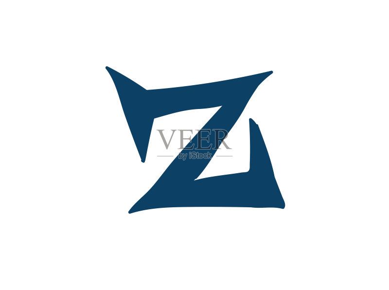 拉丁字母Z矢量图图标素材