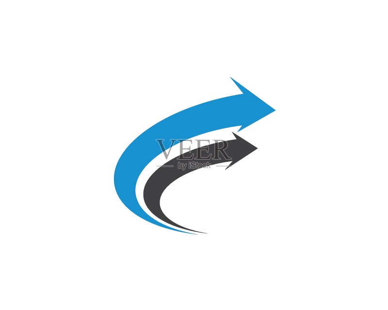 箭头图标集矢量图Logo模板图标素材