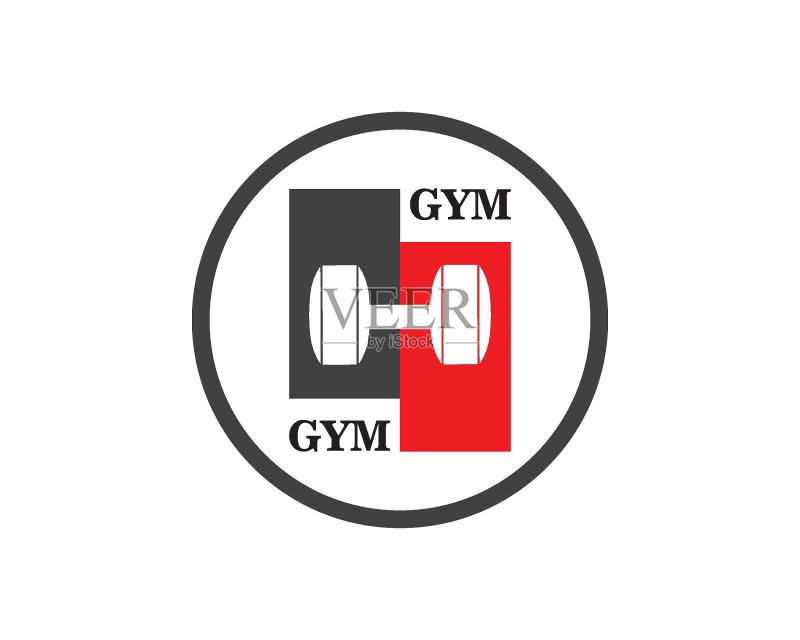 健身图标logo插画模板矢量图图标素材