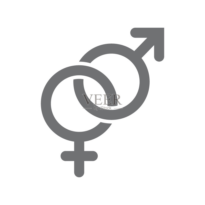 男女矢量性别符号图标素材