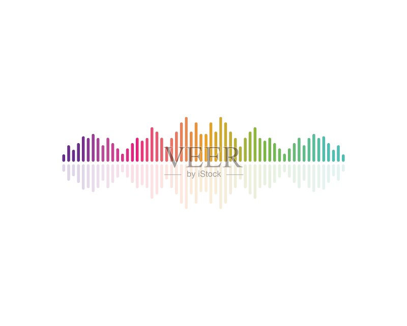 声波脉冲图示Logo矢量图标图标素材