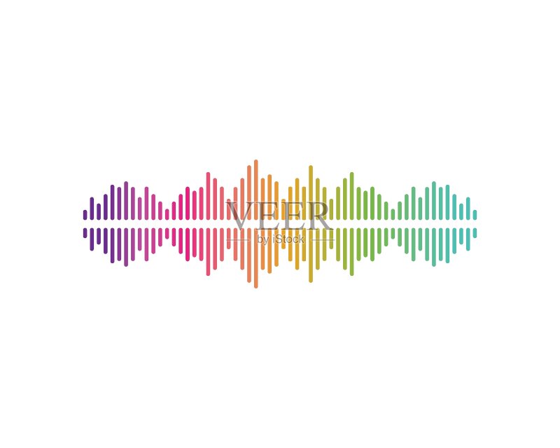 声波脉冲图示Logo矢量图标图标素材