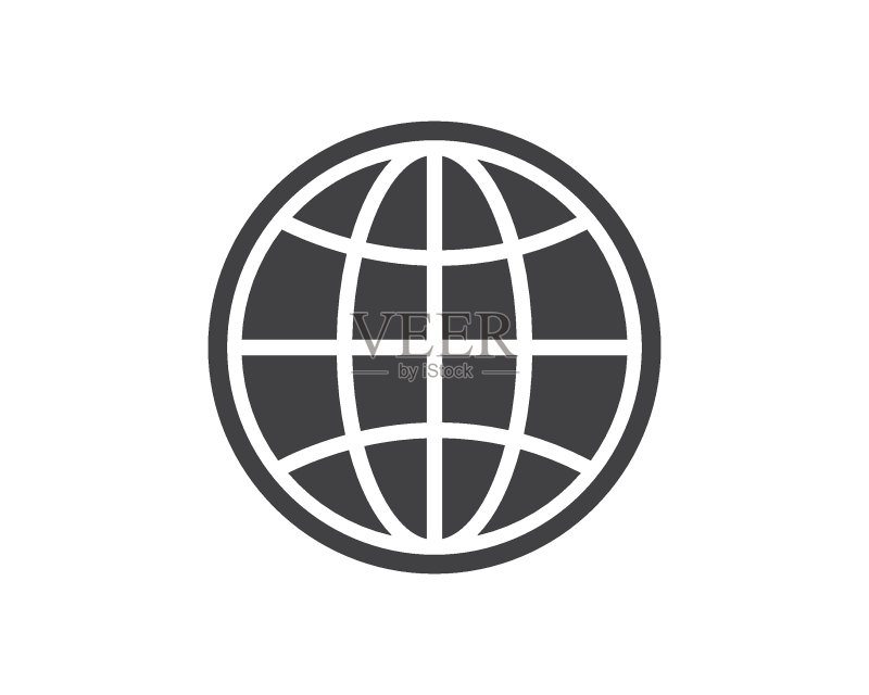 地球仪、全球业务、网络连接标志图标图标素材