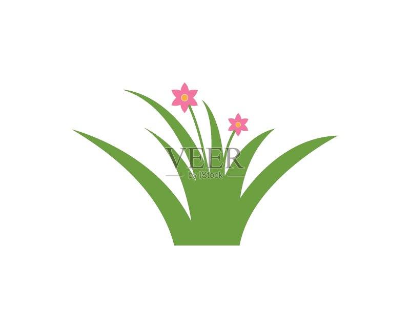 植物图标元素矢量设计图标素材