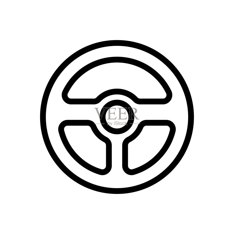 方向盘矢量图标图标素材