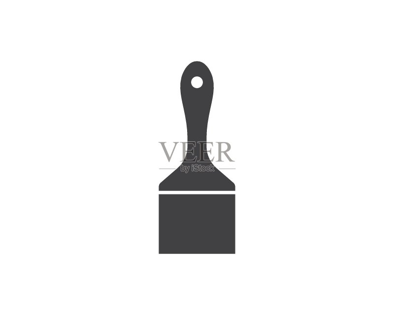 彩色画笔logo图标矢量图图标素材