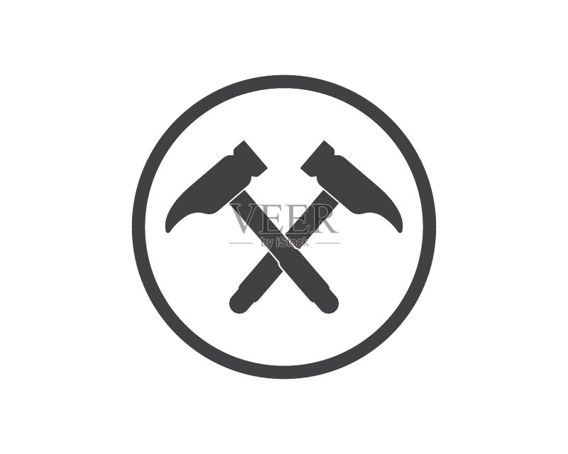 锤子图标Logo矢量图设计图标素材