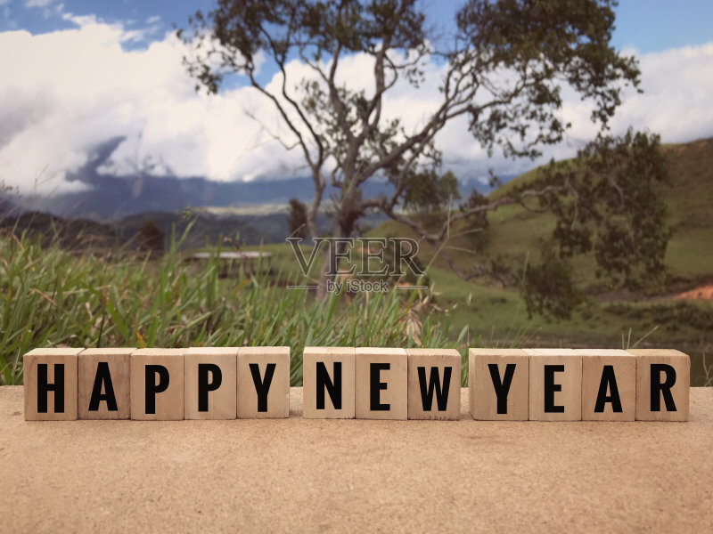 新年的概念。正版图片素材